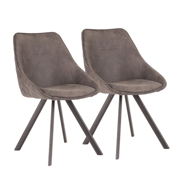 Marche-Contemporary-Chair-in-Dark-Grey-Fabric-by-LumiSource-Set-of-2