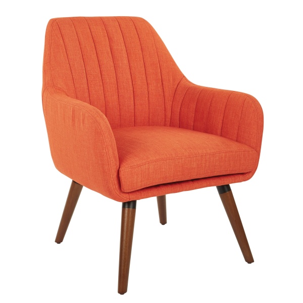 Mattie-Chair-in-Tangerine-Fabric-with-Coffee-Legs-Work-Smart™-Ave-Six-Office-Star