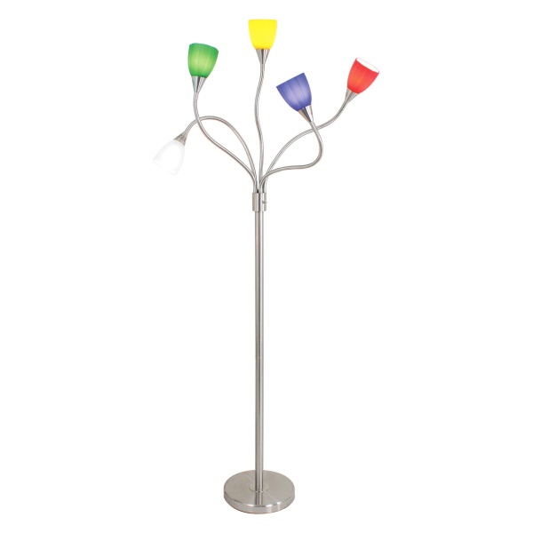 Medusa-Contemporary-Floor-Lamp-with-Colored-Sconces-by-LumiSource