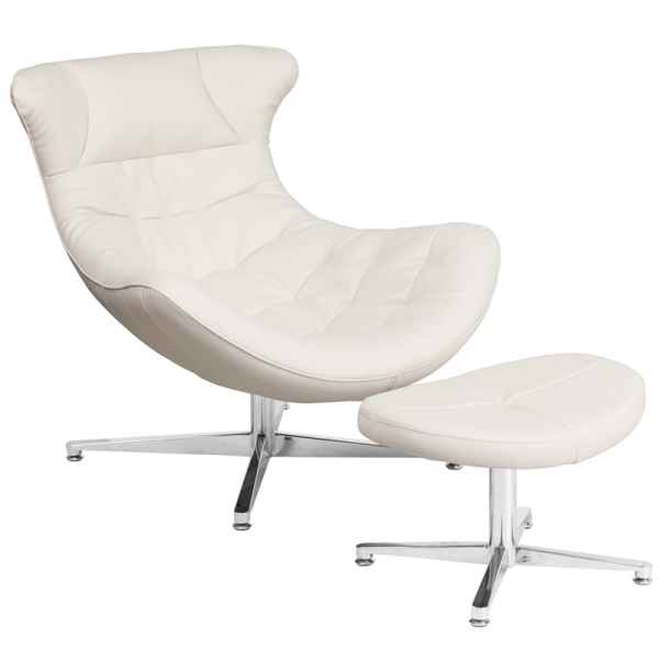 Melrose-White-Leather-Cocoon-Chair-with-Ottoman-by-Flash-Furniture