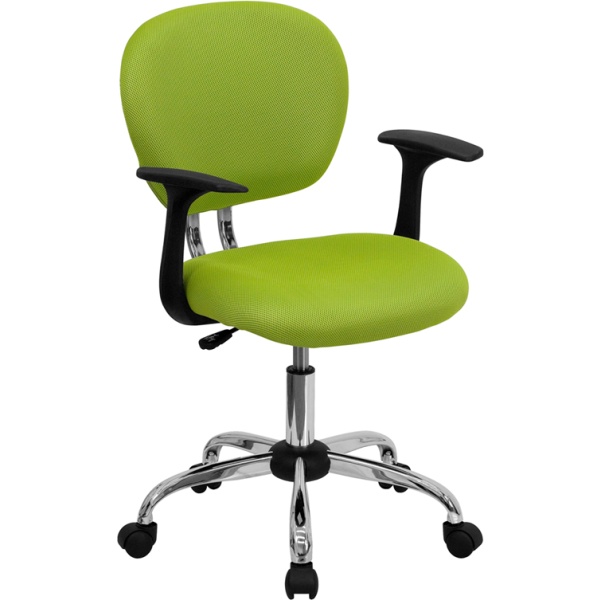 Mid-Back-Apple-Green-Mesh-Swivel-Task-Chair-with-Chrome-Base-and-Arms-by-Flash-Furniture