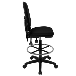 Mid-Back-Black-Fabric-Multifunction-Drafting-Chair-with-Adjustable-Lumbar-Support-by-Flash-Furniture-2