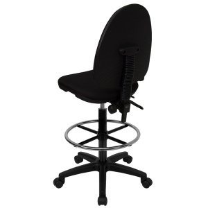 Mid-Back-Black-Fabric-Multifunction-Drafting-Chair-with-Adjustable-Lumbar-Support-by-Flash-Furniture-3