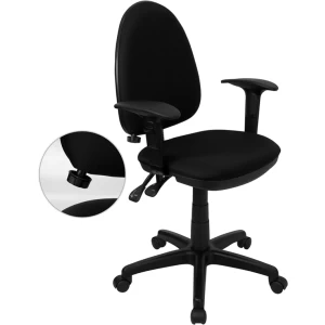 Mid-Back-Black-Fabric-Multifunction-Swivel-Task-Chair-with-Adjustable-Lumbar-Support-and-Adjustable-Arms-by-Flash-Furniture