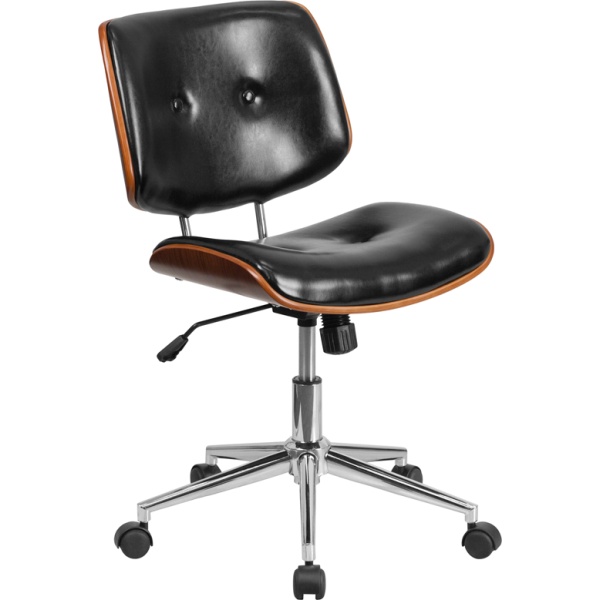 Mid-Back-Black-Leather-Ergonomic-Wood-Swivel-Task-Chair-by-Flash-Furniture