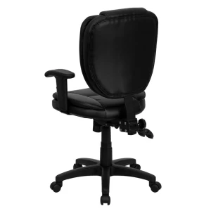 Mid-Back-Black-Leather-Multifunction-Ergonomic-Swivel-Task-Chair-with-Adjustable-Arms-by-Flash-Furniture-3