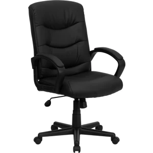 Mid-Back-Black-Leather-Swivel-Task-Chair-with-Arms-by-Flash-Furniture