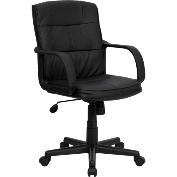 Mid-Back-Black-Leather-Swivel-Task-Chair-with-Arms-by-Flash-Furniture