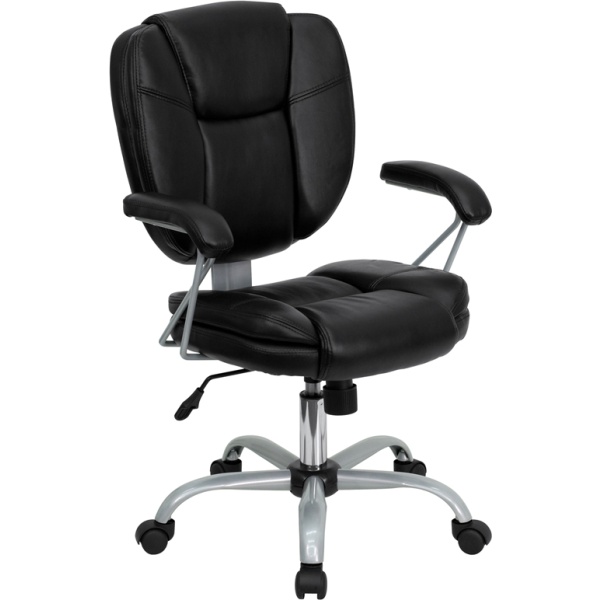 Mid-Back-Black-Leather-Swivel-Task-Chair-with-Arms-by-Flash-Furniture