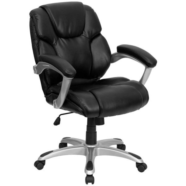 Mid-Back-Black-Leather-Swivel-Task-Chair-with-Arms-by-Flash-Furniture