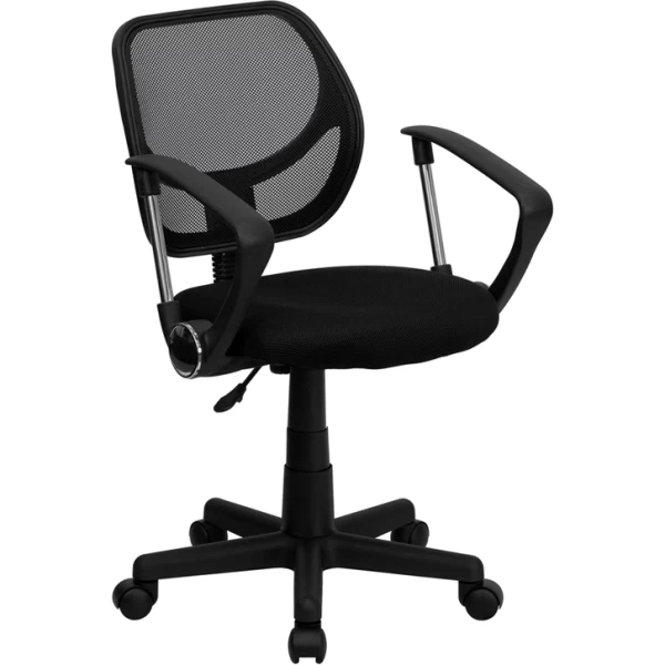 Mid-Back-Black-Mesh-Swivel-Task-Chair-with-Arms-by-Flash-Furniture