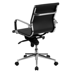 Mid-Back-Black-Ribbed-Leather-Swivel-Conference-Chair-with-Knee-Tilt-Control-and-Arms-by-Flash-Furniture-2