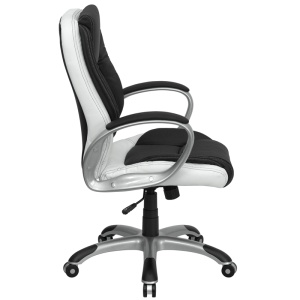 Mid-Back-Black-and-White-Leather-Executive-Swivel-Chair-with-Arms-by-Flash-Furniture-2