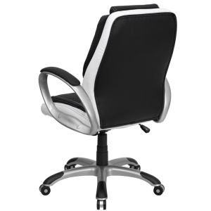 Mid-Back-Black-and-White-Leather-Executive-Swivel-Chair-with-Arms-by-Flash-Furniture-3