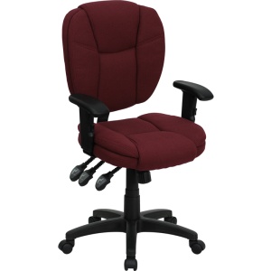 Mid-Back-Burgundy-Fabric-Multifunction-Ergonomic-Swivel-Task-Chair-with-Adjustable-Arms-by-Flash-Furniture