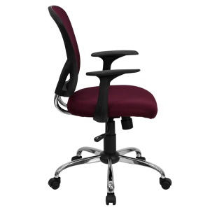 Mid-Back-Burgundy-Mesh-Swivel-Task-Chair-with-Chrome-Base-and-Arms-by-Flash-Furniture-2