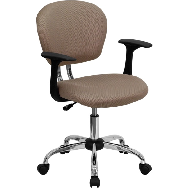 Mid-Back-Coffee-Brown-Mesh-Swivel-Task-Chair-with-Chrome-Base-and-Arms-by-Flash-Furniture