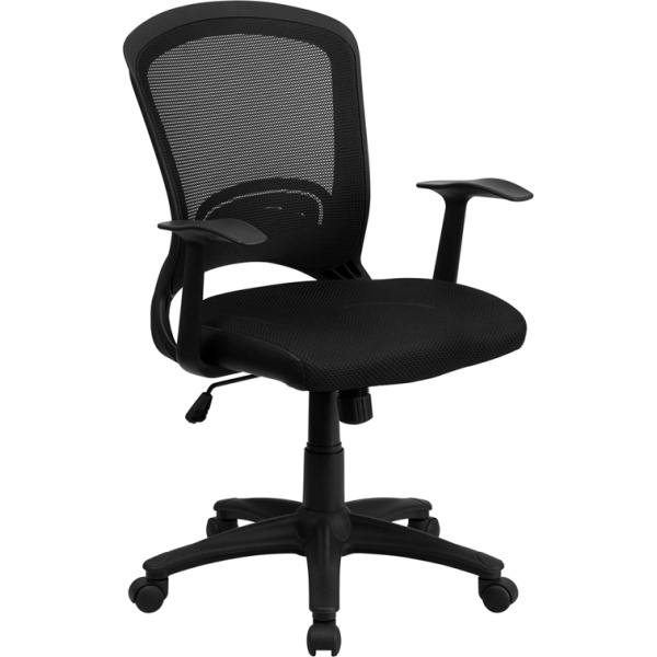 Mid-Back-Designer-Black-Mesh-Swivel-Task-Chair-with-Arms-by-Flash-Furniture