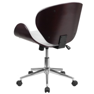 Mid-Back-Mahogany-Wood-Swivel-Conference-Chair-in-White-Leather-by-Flash-Furniture-2