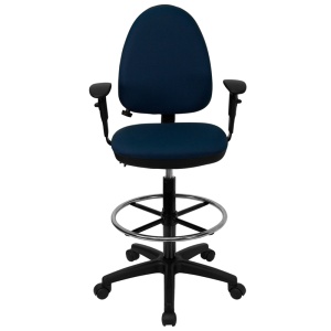 Mid-Back-Navy-Blue-Fabric-Multifunction-Drafting-Chair-with-Adjustable-Lumbar-Support-and-Adjustable-Arms-by-Flash-Furniture-3