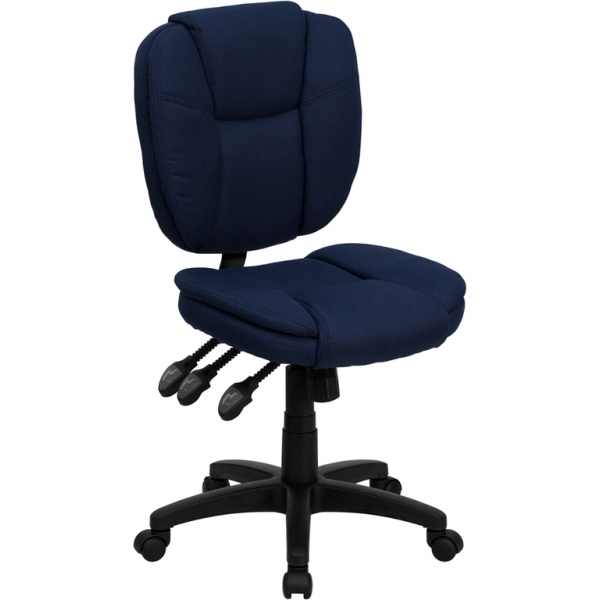 Mid-Back-Navy-Blue-Fabric-Multifunction-Ergonomic-Swivel-Task-Chair-by-Flash-Furniture