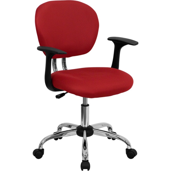 Mid-Back-Red-Mesh-Swivel-Task-Chair-with-Chrome-Base-and-Arms-by-Flash-Furniture