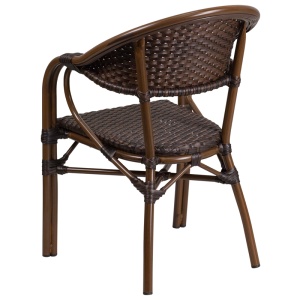 Milano-Series-Dark-Brown-Rattan-Restaurant-Patio-Chair-with-Red-Bamboo-Aluminum-Frame-by-Flash-Furniture-2