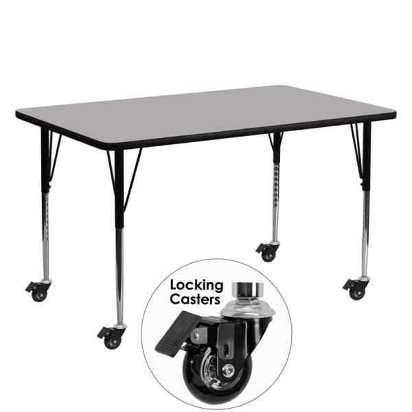 Mobile-24W-x-60L-Rectangular-Grey-HP-Laminate-Activity-Table-Standard-Height-Adjustable-Legs-by-Flash-Furniture