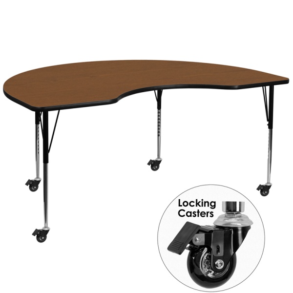 Mobile-48W-x-72L-Kidney-Oak-HP-Laminate-Activity-Table-Standard-Height-Adjustable-Legs-by-Flash-Furniture