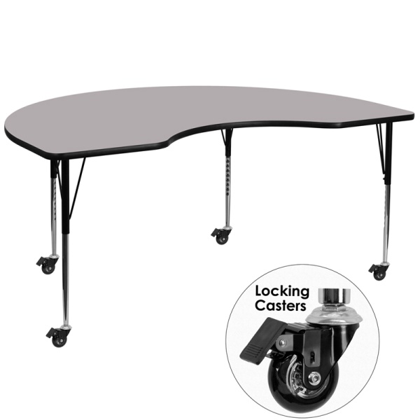 Mobile-48W-x-96L-Kidney-Grey-Thermal-Laminate-Activity-Table-Standard-Height-Adjustable-Legs-by-Flash-Furniture