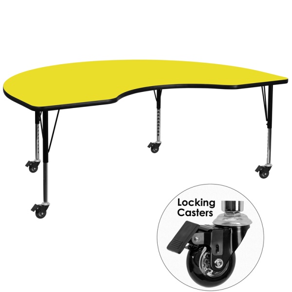 Mobile-48W-x-96L-Kidney-Yellow-HP-Laminate-Activity-Table-Height-Adjustable-Short-Legs-by-Flash-Furniture