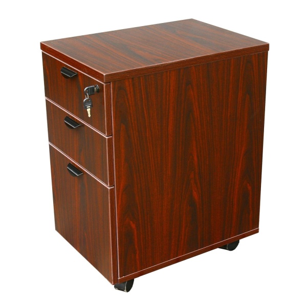 Mobile-Pedestal-BoxBoxFile-with-Mahogany-Finish-by-Boss-Office-Products