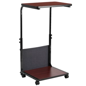 Mobile-Sit-Down-Stand-Up-Mahogany-Computer-Desk-with-Removable-Pouch-Adjustable-Range-27-46.5-by-Flash-Furniture-1