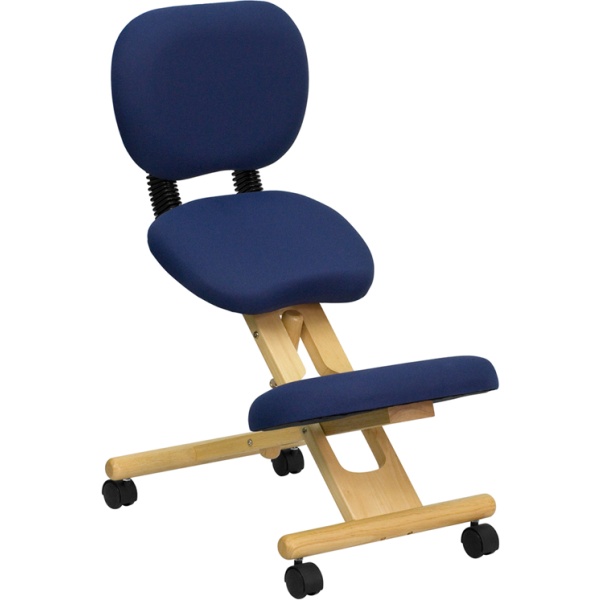 Mobile-Wooden-Ergonomic-Kneeling-Posture-Chair-with-Reclining-Back-in-Navy-Blue-Fabric-by-Flash-Furniture