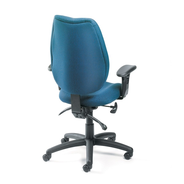 Multi-Function-Office-Chair-with-Blue-Crepe-Fabric-Upholstery-Without-Seat-Slider-by-Boss-Office-Products