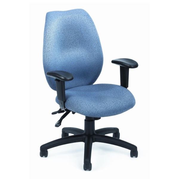 Multi-Function-Office-Chair-with-Gray-Crepe-Fabric-Upholstery-With-Seat-Slider-by-Boss-Office-Products