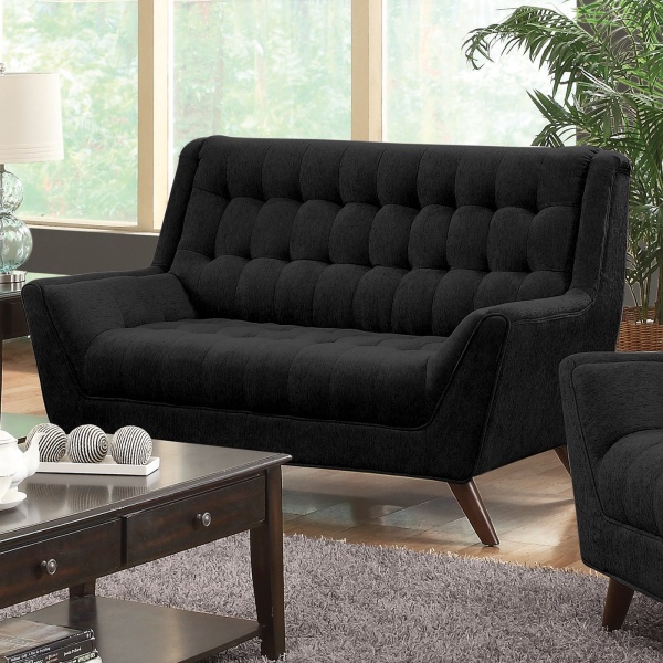 Natalia-Loveseat-with-Black-Chenille-Upholstery-by-Coaster-Fine-Furniture