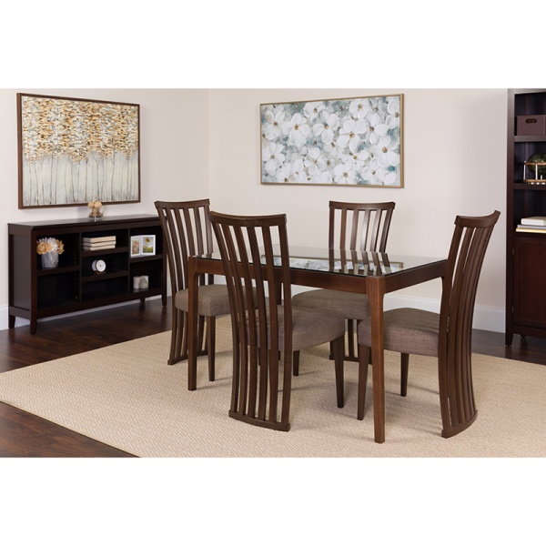 Oakdale-5-Piece-Espresso-Wood-Dining-Table-Set-with-Glass-Top-and-Dramatic-Rail-Back-Design-Wood-Dining-Chairs-Padded-Seats-by-Flash-Furniture