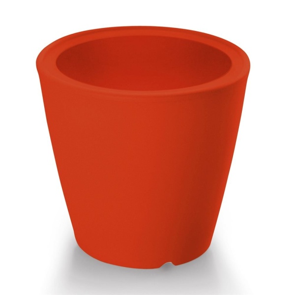 Omnia-Outdoor-Planter-with-Red-Finish-by-Domitalia