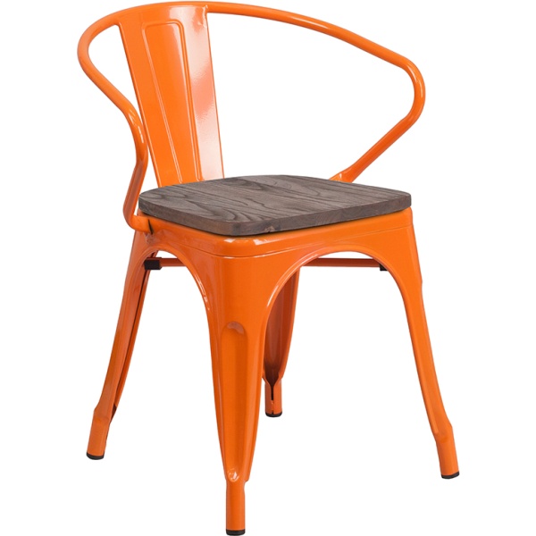 Orange-Metal-Chair-with-Wood-Seat-and-Arms-by-Flash-Furniture