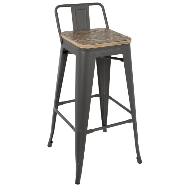 Oregon-Low-Back-Bar-Stool-in-Grey-Brown-Set-of-2-by-LumiSource