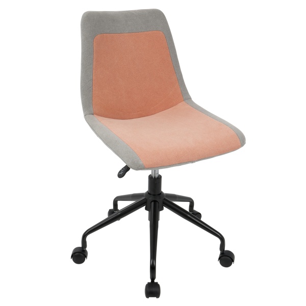 Orzo-Height-Adjustable-Task-Chair-in-Black-with-Orange-Denim-Fabric-by-LumiSource