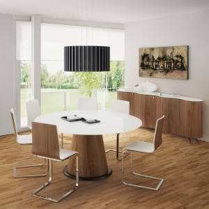 Palio-Round-Dining-Table-with-Walnut-Finish-by-Domitalia-2