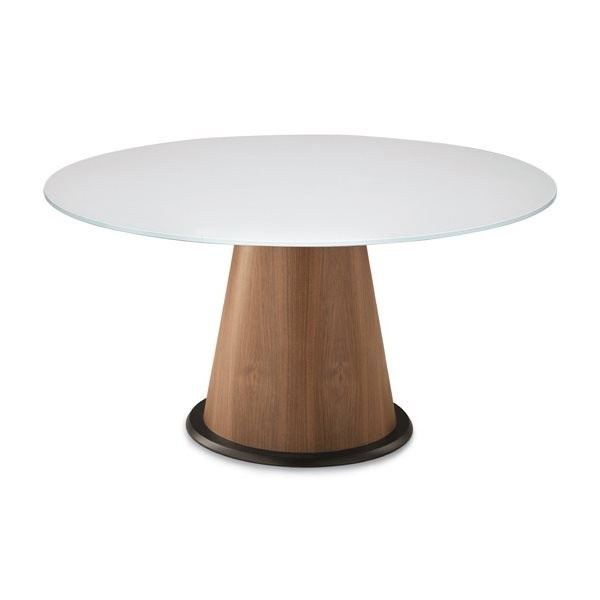 Palio-Round-Dining-Table-with-Walnut-Finish-by-Domitalia