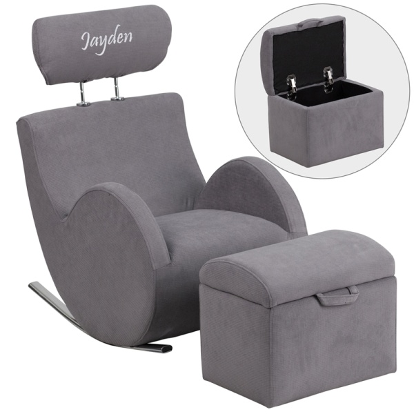 Personalized-HERCULES-Series-Gray-Fabric-Rocking-Chair-with-Storage-Ottoman-by-Flash-Furniture