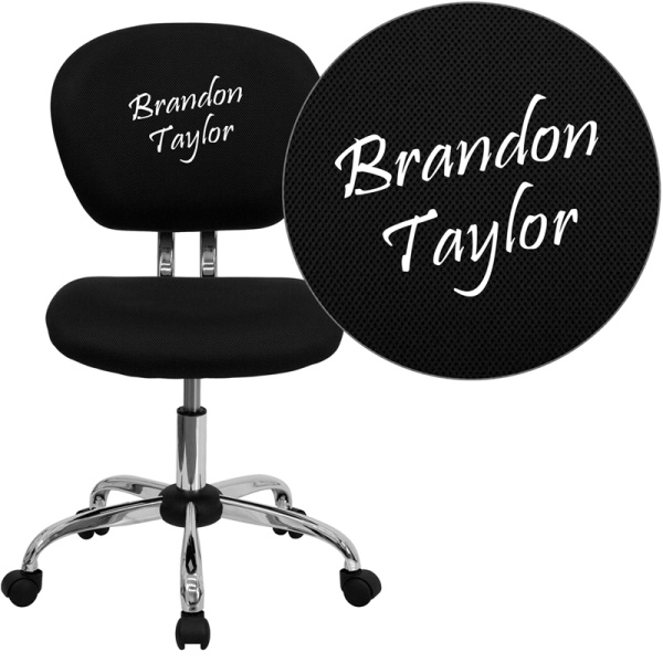 Personalized-Mid-Back-Black-Mesh-Swivel-Task-Chair-with-Chrome-Base-by-Flash-Furniture