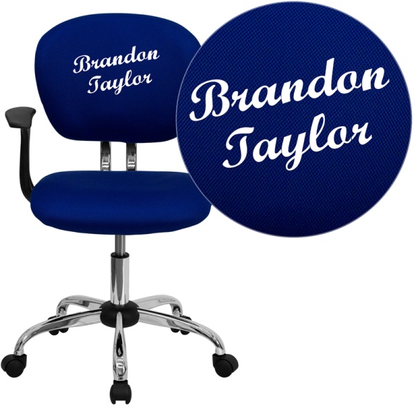 Personalized-Mid-Back-Blue-Mesh-Swivel-Task-Chair-with-Chrome-Base-and-Arms-by-Flash-Furniture