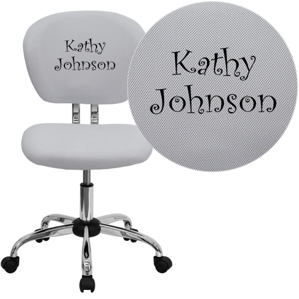 Personalized-Mid-Back-White-Mesh-Swivel-Task-Chair-with-Chrome-Base-by-Flash-Furniture