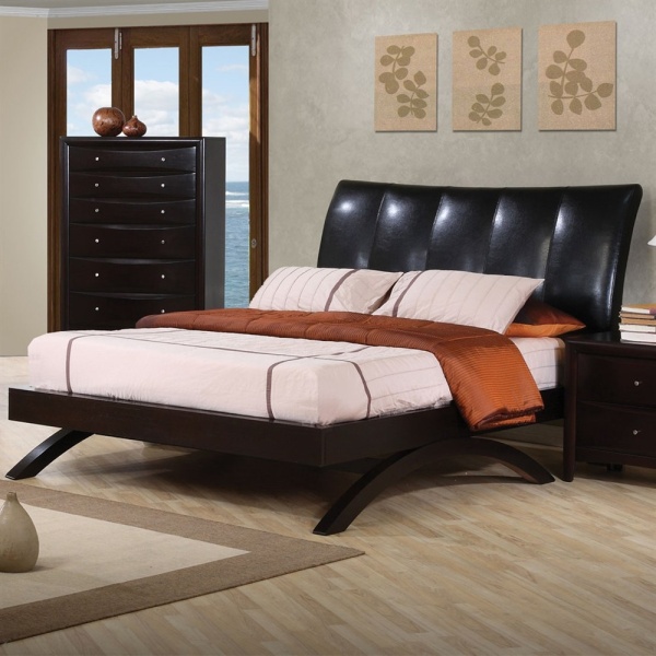 Phoenix-Upholstered-Bed-with-Arch-Base-by-Coaster-Fine-Furniture