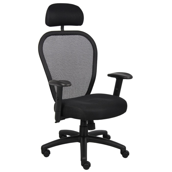 Professional-Managers-Office-Chair-With-Head-Rest-by-Boss-Office-Products